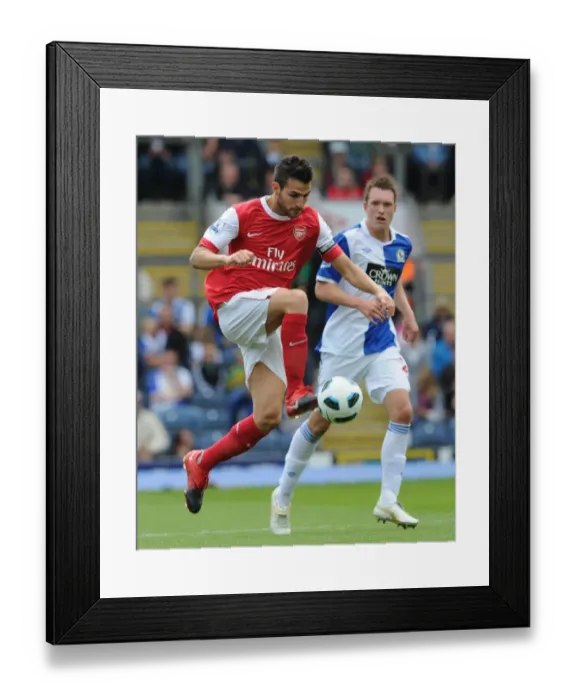 Framed Print : Cesc Fabregas (Arsenal) Phil Jones (Blackburn). Blackburn Rovers 1: 2 Arsenal Framed Print : Cesc Fabregas (Arsenal) Phil Jones (Blackburn). Blackburn Rovers 1: 2 Arsenal