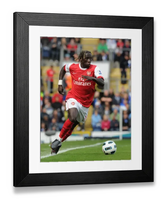 Framed Print : Arsenal's Victory: Sagna's Triumph Over Blackburn Rovers (2010) - 2-1 Win