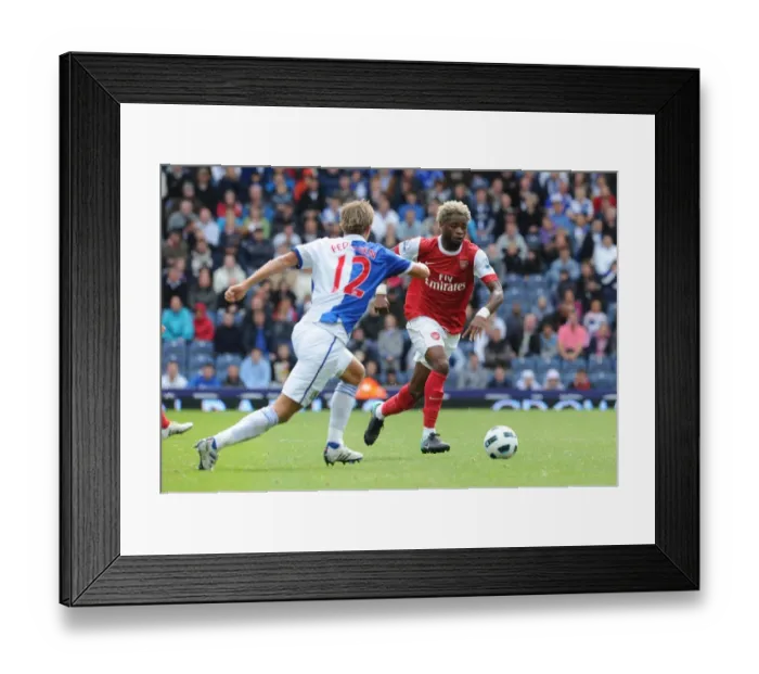 Framed Print : Alex Song (Arsenal) Morten Gamst Pedersen (Blackburn). Blackburn Rovers 1: 2 Arsenal Framed Print : Alex Song (Arsenal) Morten Gamst Pedersen (Blackburn). Blackburn Rovers 1: 2 Arsenal