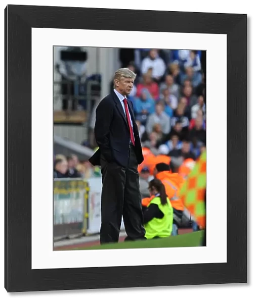 Arsenal manager Arsene Wenger. Blackburn Rovers 1: 2 Arsenal, Barcalys Premier League