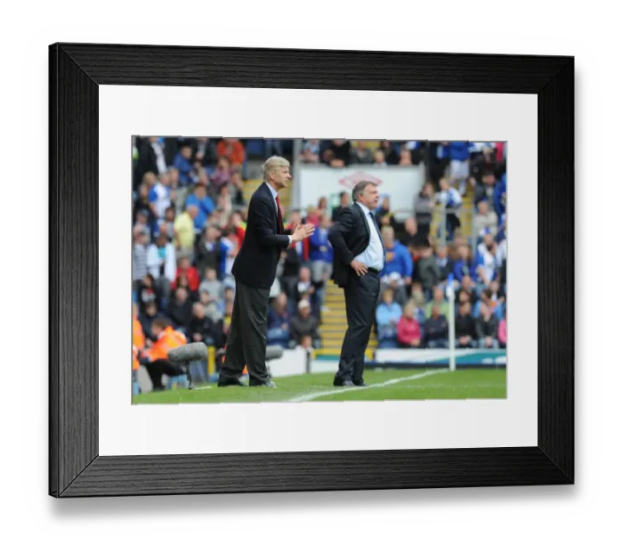 Framed Print : Wenger vs Allardyce: Arsenal's Victory over Blackburn, 2010
