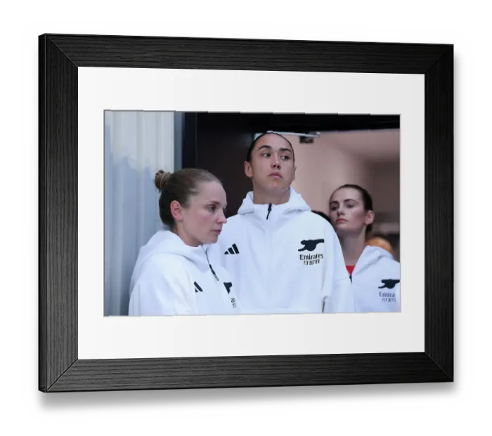 Framed Print : Arsenal FC v Rangers FC: UEFA Women's Champions League First Round Mini-Tournament