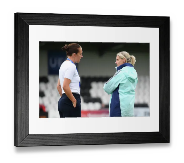 Framed Print : Arsenal FC v Rangers FC: UEFA Women's Champions League First Round Mini-Tournament
