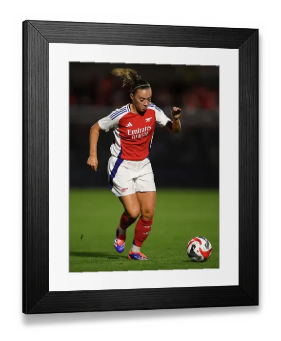 Framed Print : Arsenal FC v Rangers FC: UEFA Women's Champions League First Round Mini-Tournament
