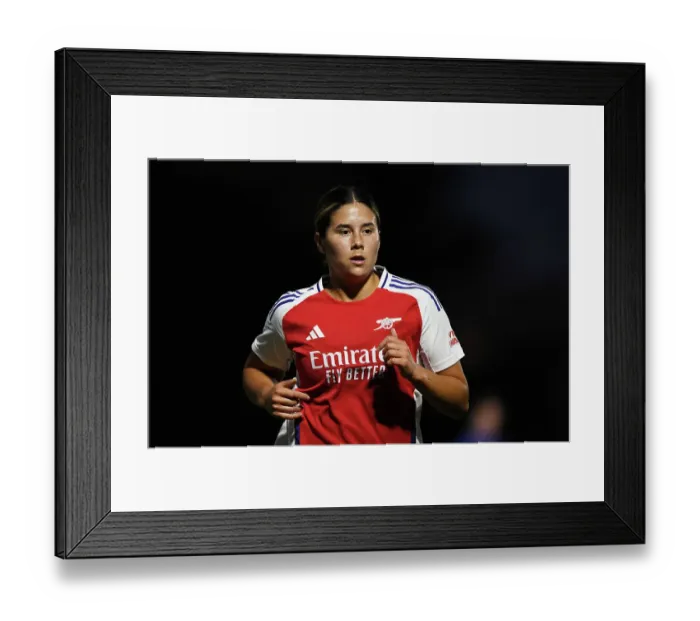 Framed Print : Arsenal FC v Rangers FC: UEFA Women's Champions League First Round Mini-Tournament