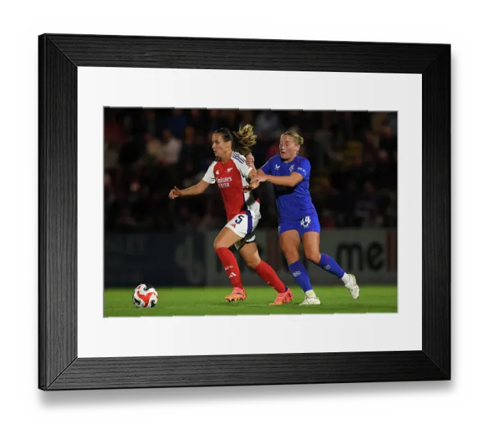 Framed Print : Arsenal FC v Rangers FC: UEFA Women's Champions League First Round Mini-Tournament Framed Print : Arsenal FC v Rangers FC: UEFA Women's Champions League First Round Mini-Tournament