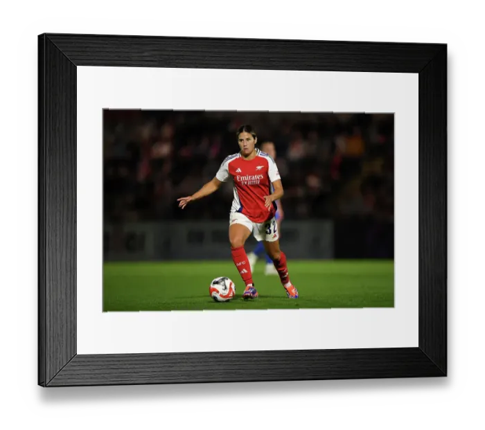 Framed Print : Arsenal FC v Rangers FC: UEFA Women's Champions League First Round Mini-Tournament