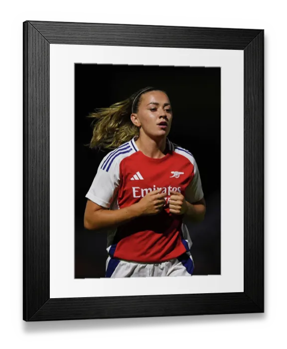 Framed Print : Arsenal FC v Rangers FC: UEFA Women's Champions League First Round Mini-Tournament