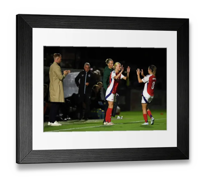Framed Print : Arsenal FC v Rangers FC: UEFA Women's Champions League First Round Mini-Tournament Framed Print : Arsenal FC v Rangers FC: UEFA Women's Champions League First Round Mini-Tournament