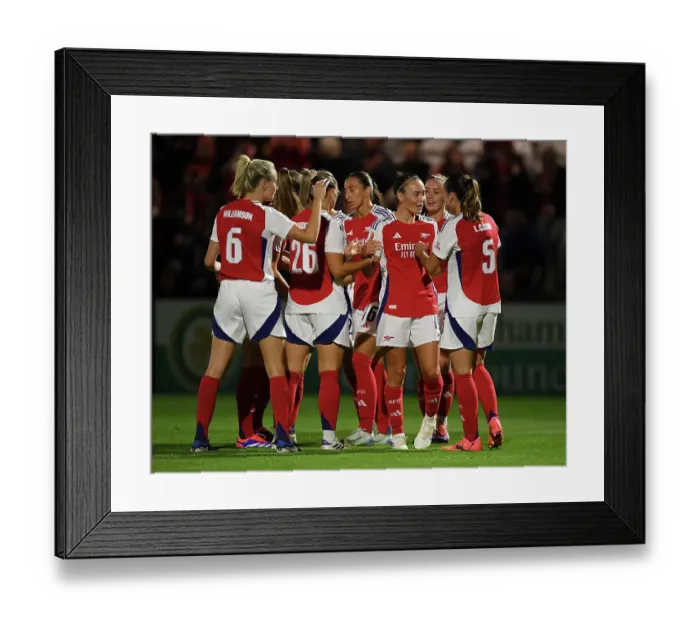 Framed Print : Arsenal FC v Rangers FC: UEFA Women's Champions League First Round Mini-Tournament Framed Print : Arsenal FC v Rangers FC: UEFA Women's Champions League First Round Mini-Tournament