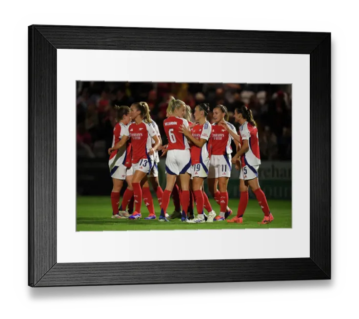 Framed Print : Arsenal FC v Rangers FC: UEFA Women's Champions League First Round Mini-Tournament Framed Print : Arsenal FC v Rangers FC: UEFA Women's Champions League First Round Mini-Tournament
