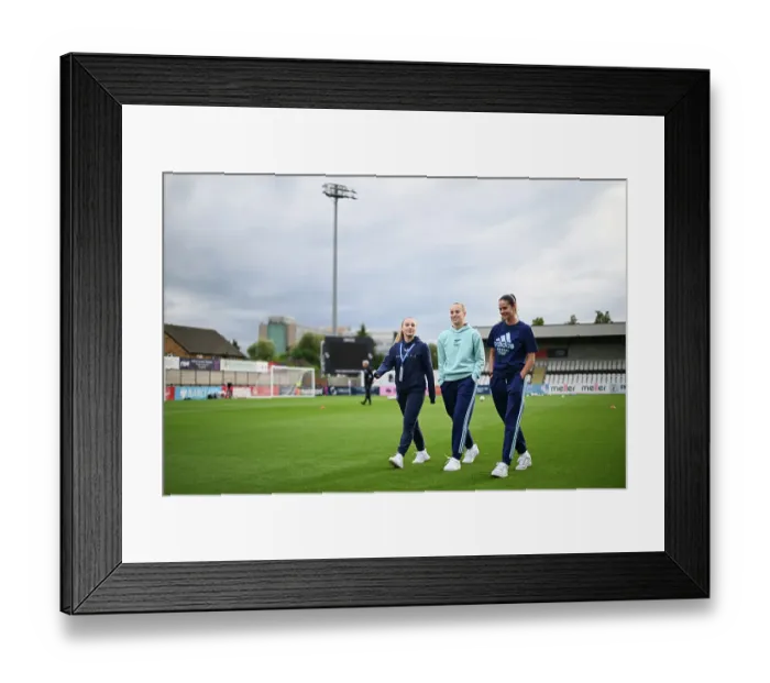 Framed Print : Arsenal FC v Rangers FC: UEFA Women's Champions League First Round Mini-Tournament