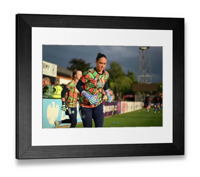 Framed Print : Arsenal FC v Rangers FC: UEFA Women's Champions League First Round Mini-Tournament