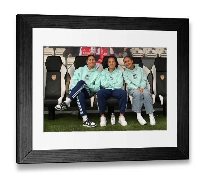Framed Print : Arsenal FC v Rangers FC: UEFA Women's Champions League First Round Mini-Tournament
