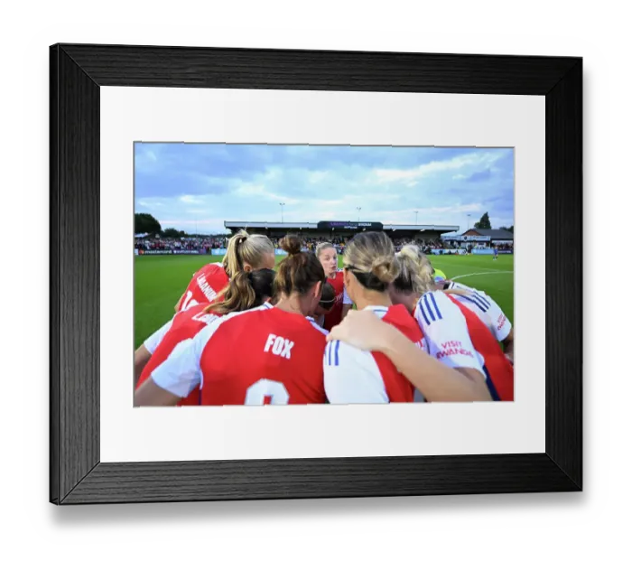 Framed Print : Arsenal FC v Rangers FC: UEFA Women's Champions League First Round Mini-Tournament
