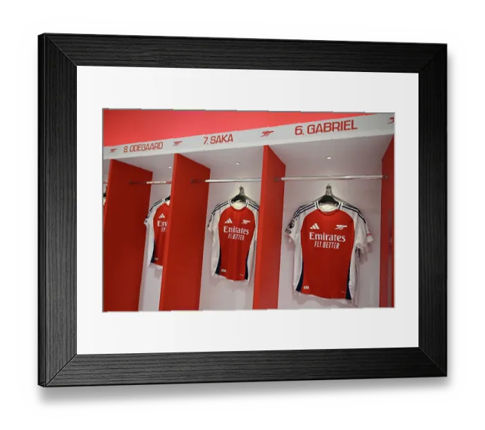 Framed Print : Arsenal FC v Brighton & Hove Albion FC - Premier League Arsenal FC v Brighton & Hove Albion FC - Premier League