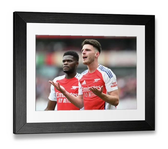 Framed Print : Arsenal FC v Brighton & Hove Albion FC - Premier League Arsenal FC v Brighton & Hove Albion FC - Premier League