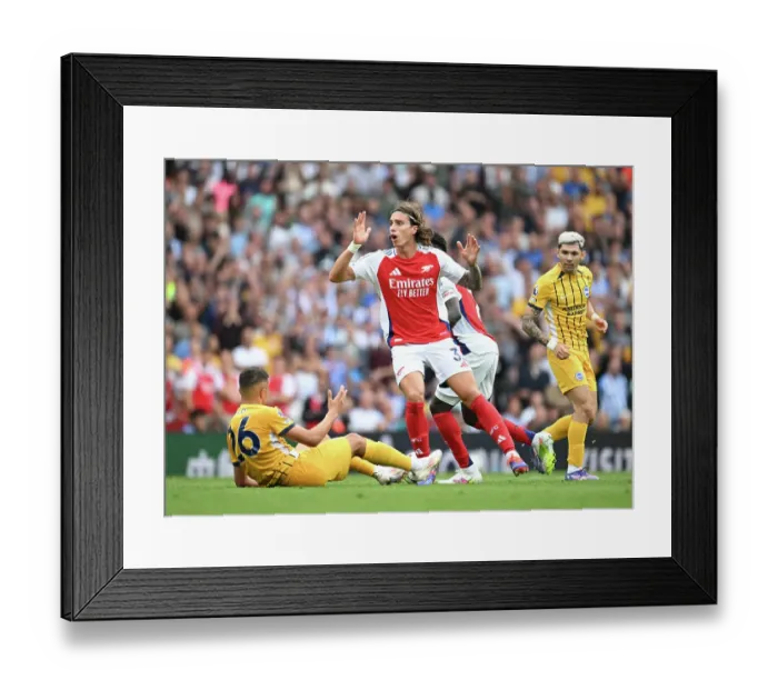 Framed Print : Arsenal FC v Brighton & Hove Albion FC - Premier League Arsenal FC v Brighton & Hove Albion FC - Premier League