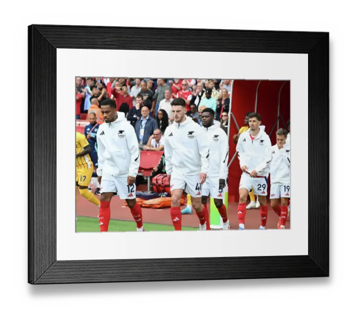 Framed Print : Arsenal FC v Brighton & Hove Albion FC - Premier League Arsenal FC v Brighton & Hove Albion FC - Premier League
