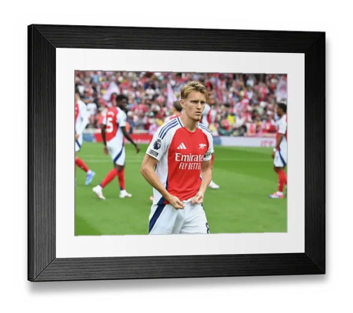 Framed Print : Arsenal FC v Brighton & Hove Albion FC - Premier League Arsenal FC v Brighton & Hove Albion FC - Premier League