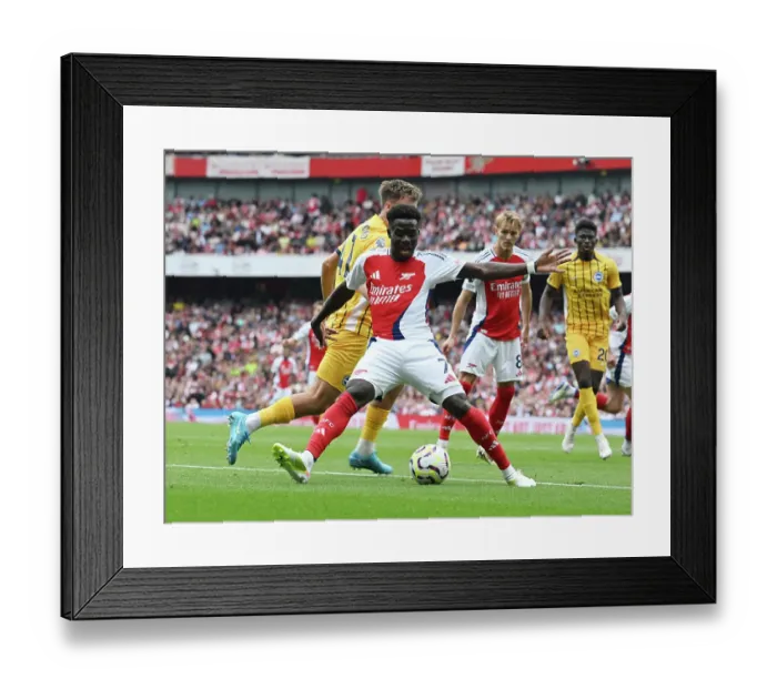 Framed Print : Arsenal FC v Brighton & Hove Albion FC - Premier League Arsenal FC v Brighton & Hove Albion FC - Premier League