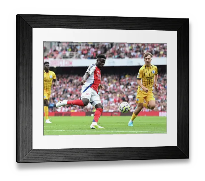 Framed Print : Arsenal FC v Brighton & Hove Albion FC - Premier League