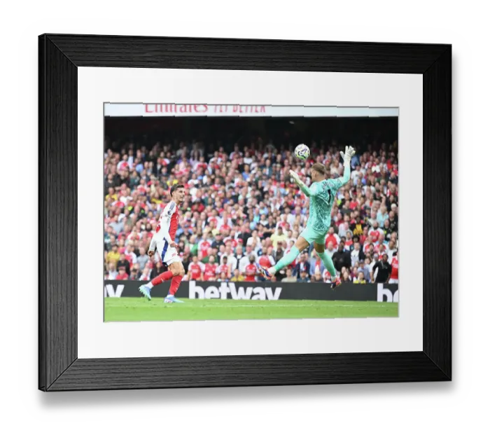 Framed Print : Arsenal FC v Brighton & Hove Albion FC - Premier League Arsenal FC v Brighton & Hove Albion FC - Premier League