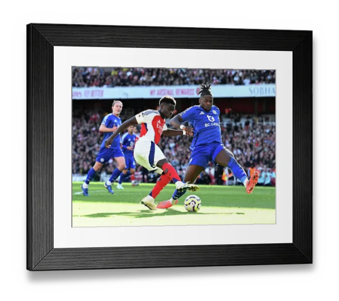 Framed Print : Arsenal FC v Leicester City FC - Premier League Framed Print : Arsenal FC v Leicester City FC - Premier League