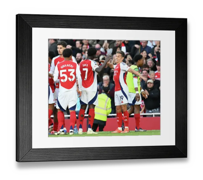 Framed Print : Arsenal FC v Leicester City FC - Premier League Framed Print : Arsenal FC v Leicester City FC - Premier League