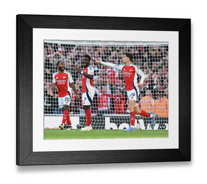 Framed Print : Arsenal FC v Leicester City FC - Premier League