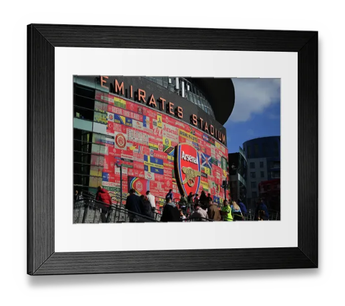 Framed Print : Arsenal FC v Leicester City FC - Premier League