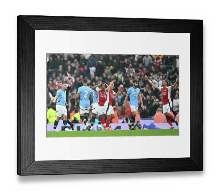 Framed Print : Manchester City FC v Arsenal FC - Premier League