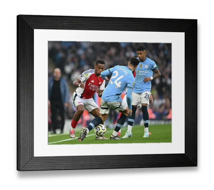 Framed Print : Manchester City FC v Arsenal FC - Premier League Framed Print : Manchester City FC v Arsenal FC - Premier League