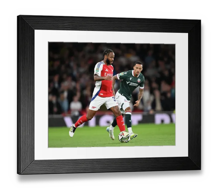 Framed Print : Arsenal v Bolton Wanderers - Carabao Cup Third Round