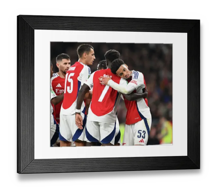 Framed Print : Arsenal v Bolton Wanderers - Carabao Cup Third Round