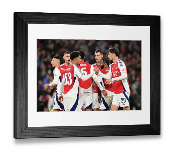 Framed Print : Arsenal v Bolton Wanderers - Carabao Cup Third Round