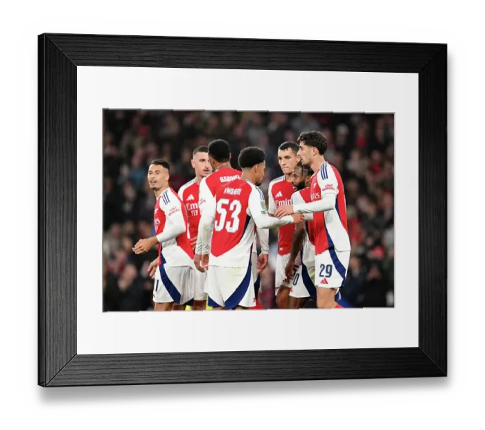 Framed Print : Arsenal v Bolton Wanderers - Carabao Cup Third Round