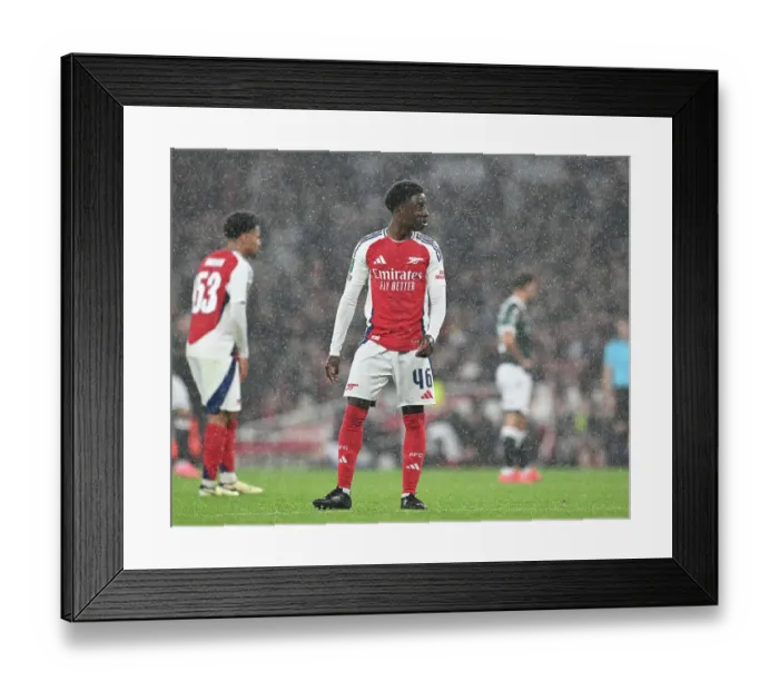 Framed Print : Arsenal v Bolton Wanderers - Carabao Cup Third Round