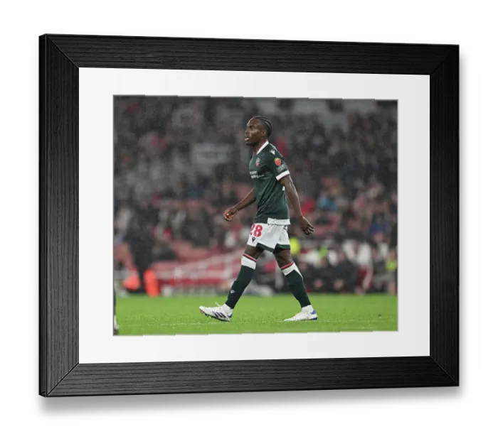 Framed Print : Arsenal v Bolton Wanderers - Carabao Cup Third Round