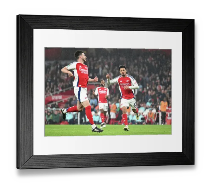 Framed Print : Arsenal v Bolton Wanderers - Carabao Cup Third Round