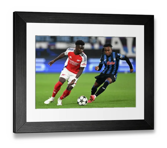 Framed Print : Atalanta BC v Arsenal FC - UEFA Champions League 2024 / 25 League Phase MD1 Framed Print : Atalanta BC v Arsenal FC - UEFA Champions League 2024 / 25 League Phase MD1