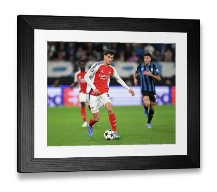 Framed Print : Atalanta BC v Arsenal FC - UEFA Champions League 2024 / 25 League Phase MD1