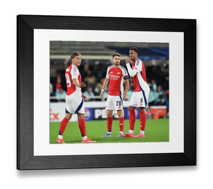 Framed Print : Atalanta BC v Arsenal FC - UEFA Champions League 2024 / 25 League Phase MD1