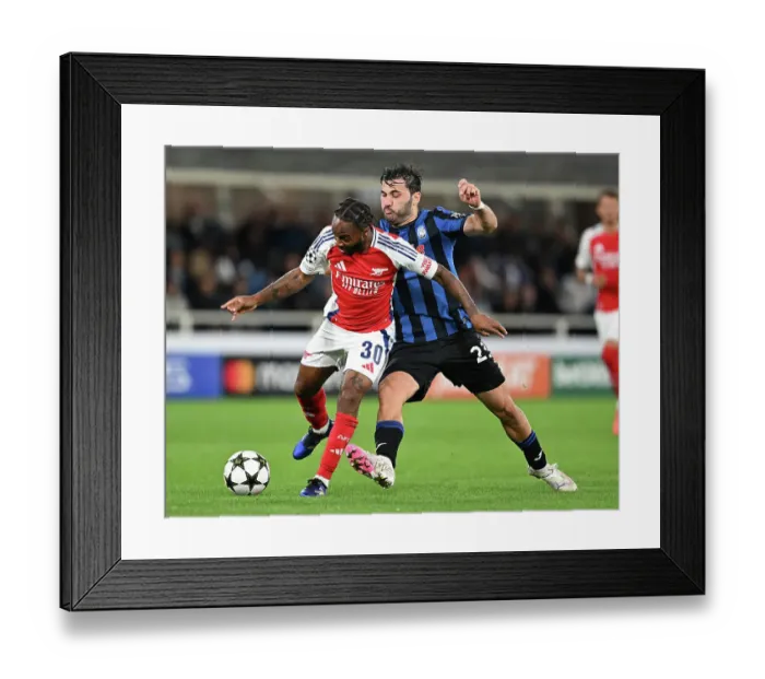 Framed Print : Atalanta BC v Arsenal FC - UEFA Champions League 2024 / 25 League Phase MD1