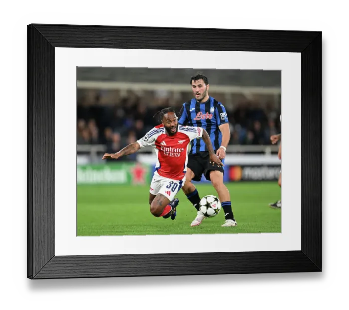 Framed Print : Atalanta BC v Arsenal FC - UEFA Champions League 2024 / 25 League Phase MD1