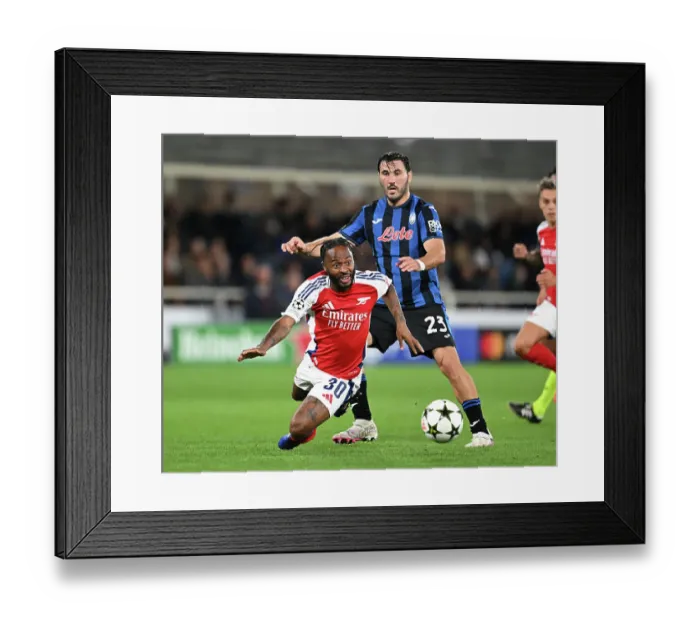 Framed Print : Atalanta BC v Arsenal FC - UEFA Champions League 2024 / 25 League Phase MD1