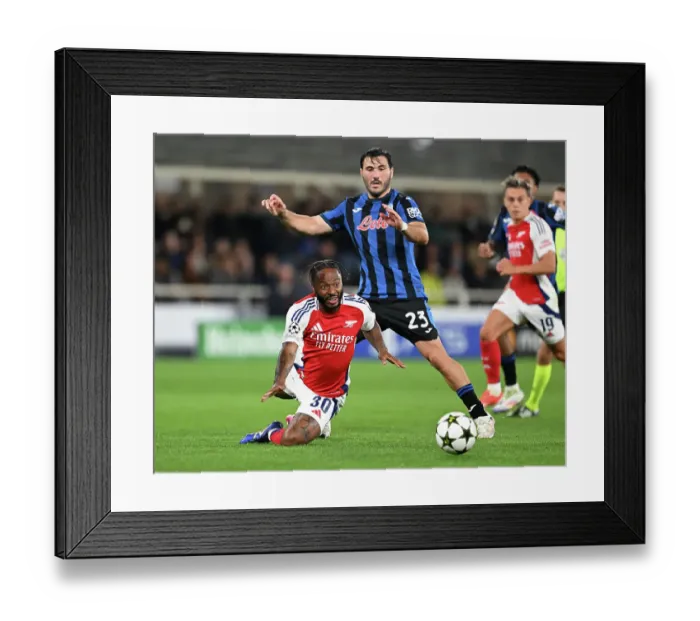 Framed Print : Atalanta BC v Arsenal FC - UEFA Champions League 2024 / 25 League Phase MD1