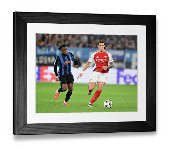 Framed Print : Atalanta BC v Arsenal FC - UEFA Champions League 2024 / 25 League Phase MD1