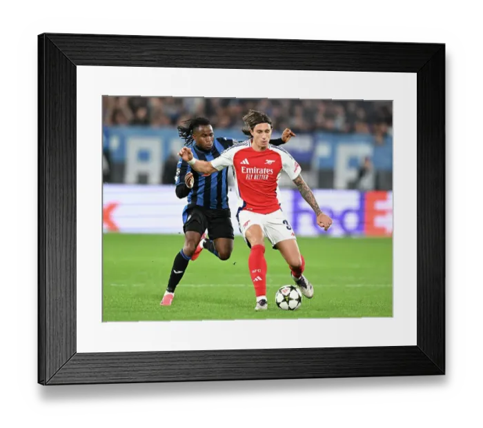 Framed Print : Atalanta BC v Arsenal FC - UEFA Champions League 2024 / 25 League Phase MD1