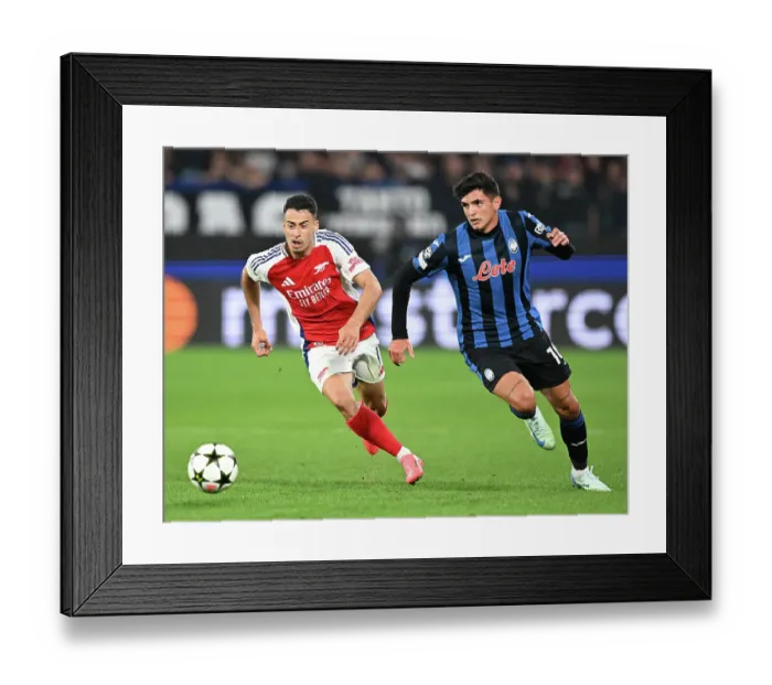 Framed Print : Atalanta BC v Arsenal FC - UEFA Champions League 2024 / 25 League Phase MD1 Framed Print : Atalanta BC v Arsenal FC - UEFA Champions League 2024 / 25 League Phase MD1